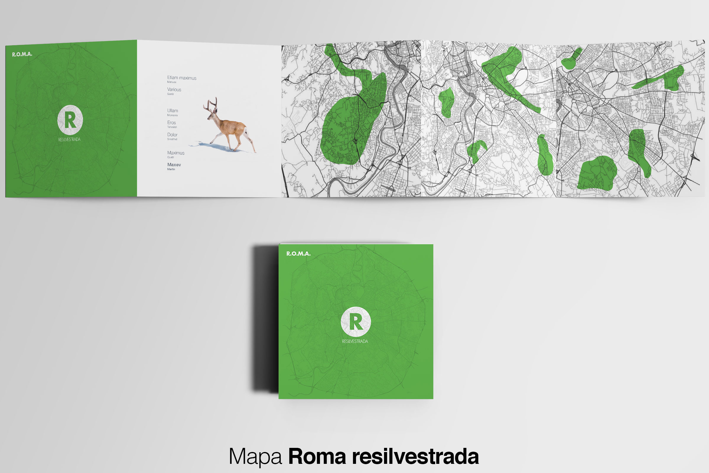 Mapa Roma Resilvestrada